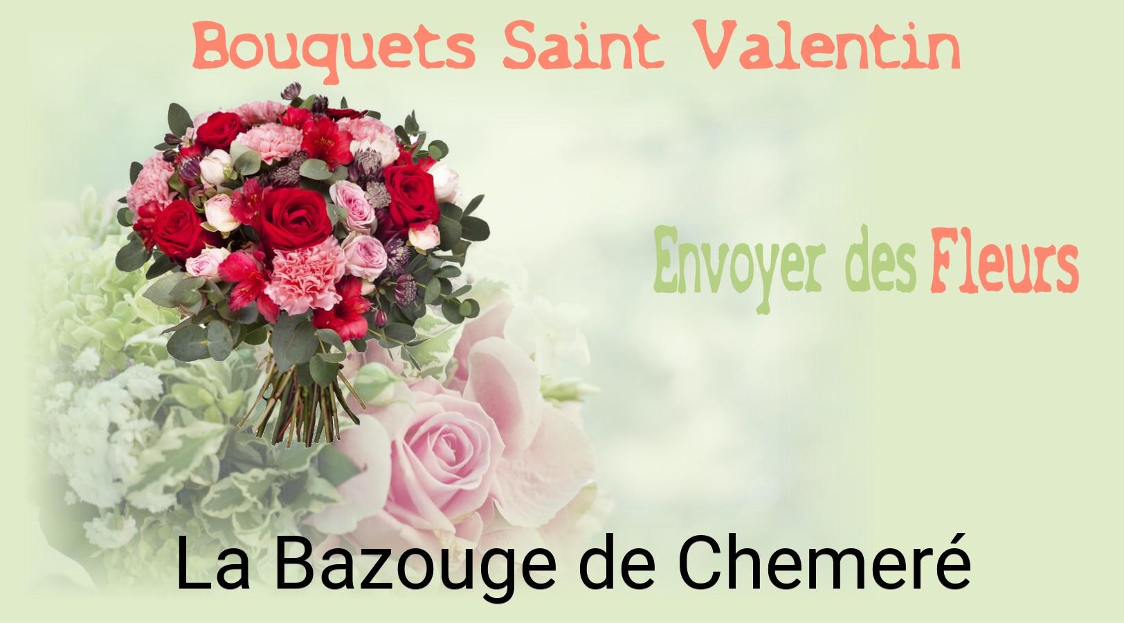 Roses de Saint-Valentin livrées à La Bazouge-de-Chemeré